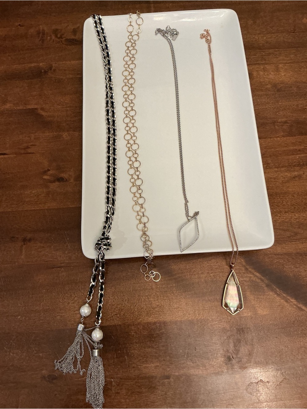 Bundle of 4 Long Necklaces – Macy’s & White House Black Market